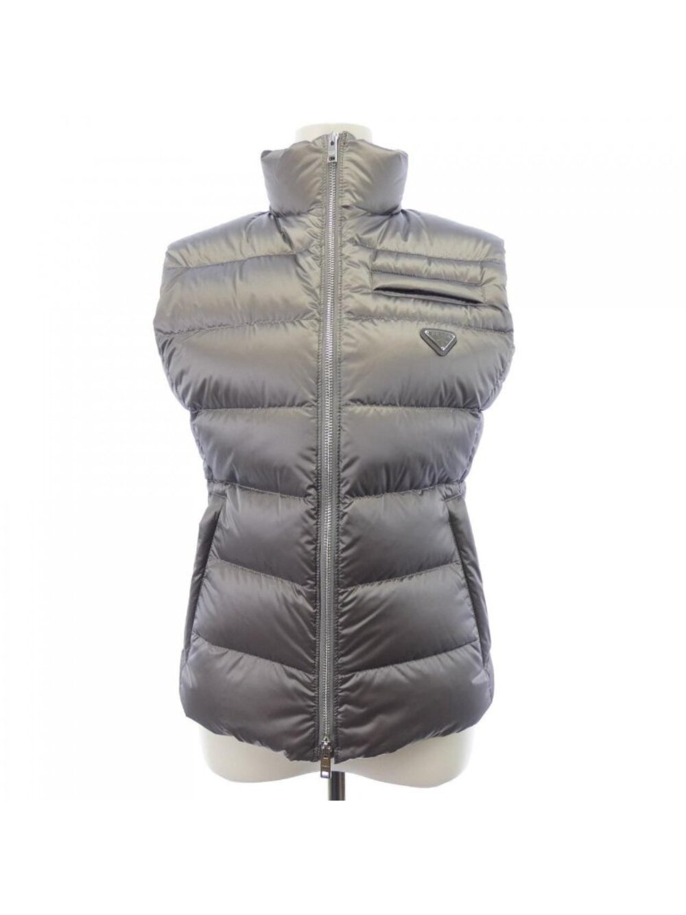 Prada Triangle Logo Down Vest